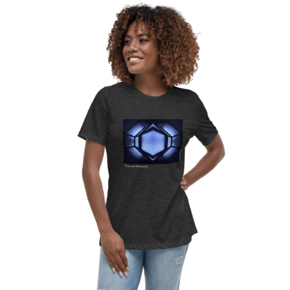 Frosted Blue Gem | Women's Relaxed T-Shirt