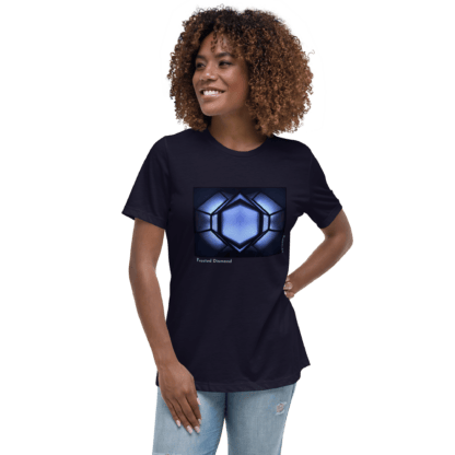 Frosted Blue Gem | Women's Relaxed T-Shirt
