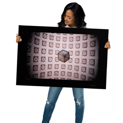 Floating Glass Cube | Unframed Poster