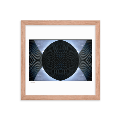 Wave Globe | Framed Art Print