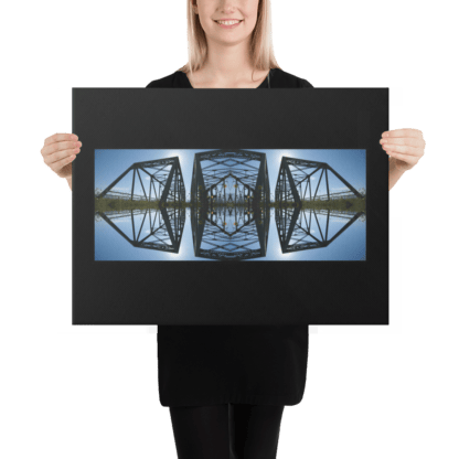 Sunflower Bridge | Canvas Art Print | Open Edition