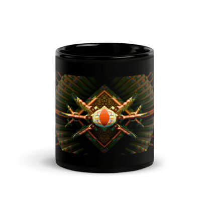 Butterfly Pagoda South | Ceramic Coffee Mug | Full Width | Master Series