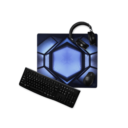 Frosted Blue Gem | Gaming Mouse Pad