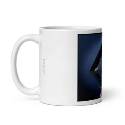 Robot Dog | Ceramic Coffee Mug | White | Full Image
