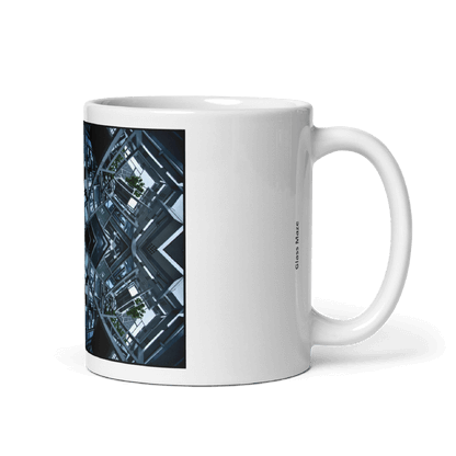 Glass Maze | White Ceramic Coffee Mug | Full Image