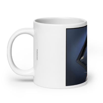 Robot Dog | Ceramic Coffee Mug | White | Full Image