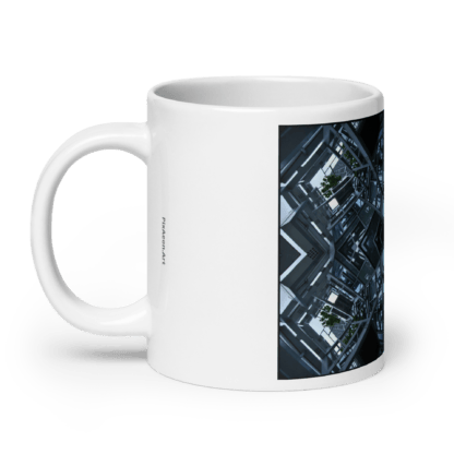 Glass Maze | White Ceramic Coffee Mug | Full Image