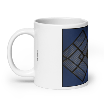 Satellite Moth | Ceramic Coffee Mug | white | Full Image